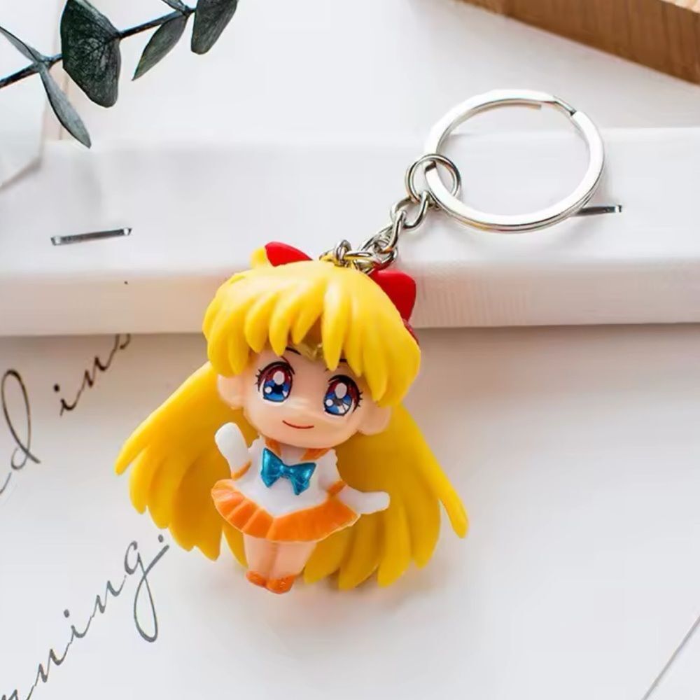 Mini Sailor Venus Keychain Anime Action Figure new